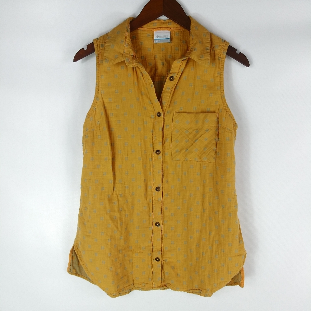 Columbia Button Down Collared Tanks